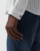 Camisa REGULAR blanca bordados rayas tormenta hombre-4