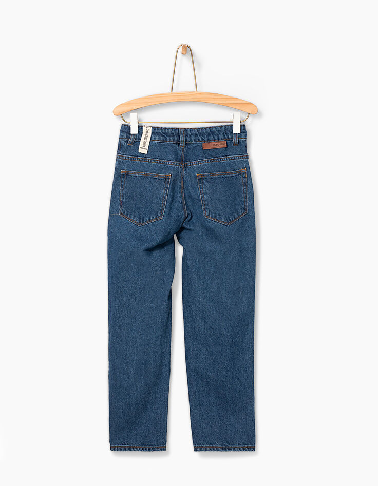 Girls' medium blue mom jeans-3