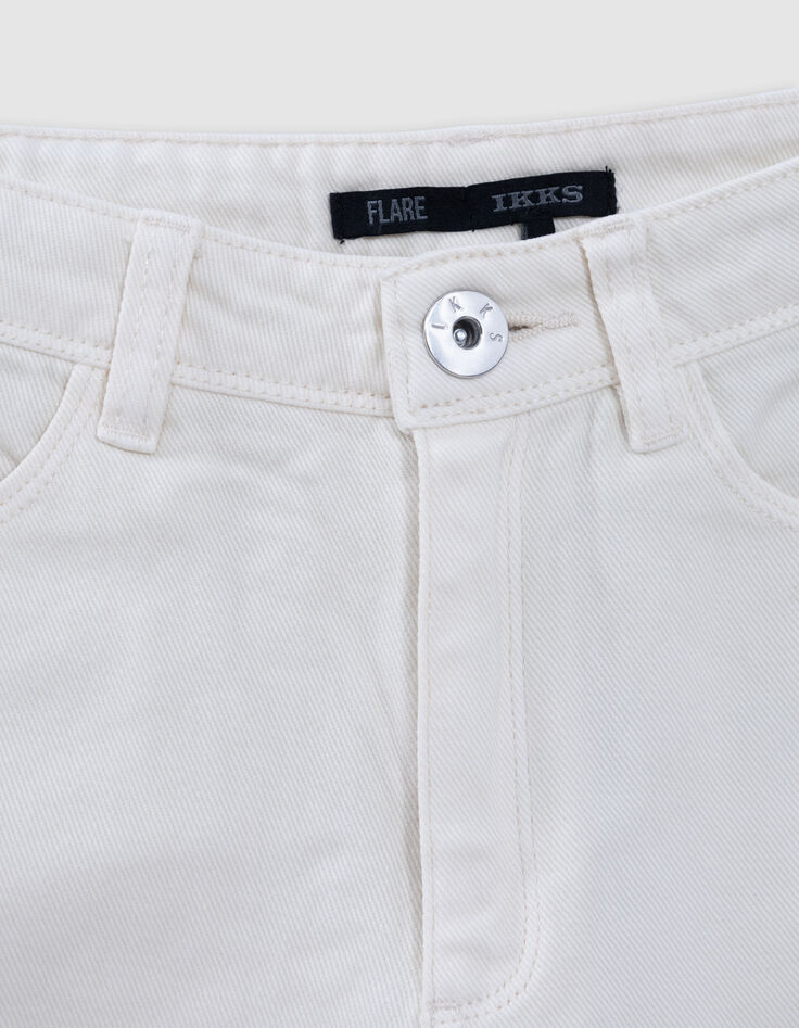 Jean FLARE beige fille-5