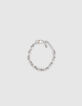 Silver Damenarmband aus Metallflechtkette-1