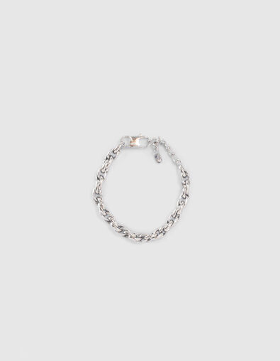 Silver Damenarmband aus Metallflechtkette - IKKS
