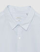 Chemise regular ciel voile de coton bio Homme-5