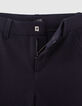 Boys’ navy knit trousers-5