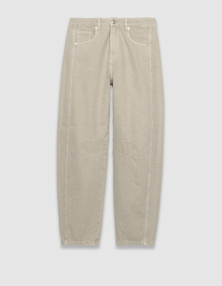 Beige Gabrielle Balloon-Jeans für Damen-6