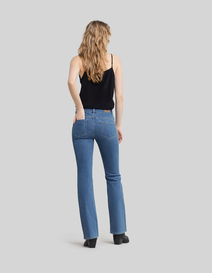 Jean flare summer blue waterless Femme-8