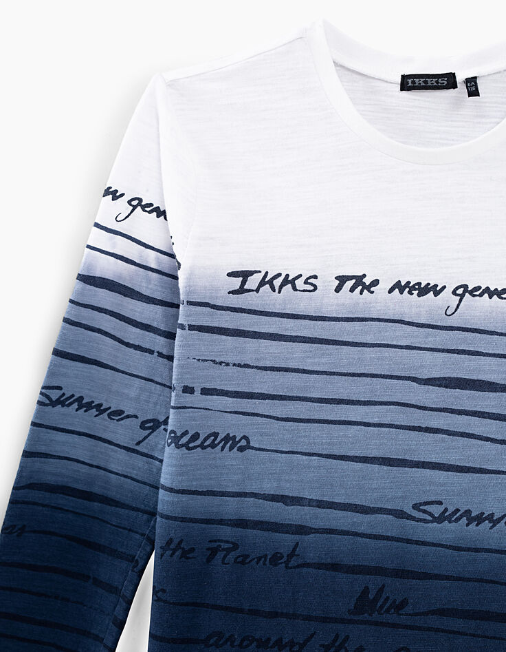 Boys’ deep dye sailor T-shirt-3