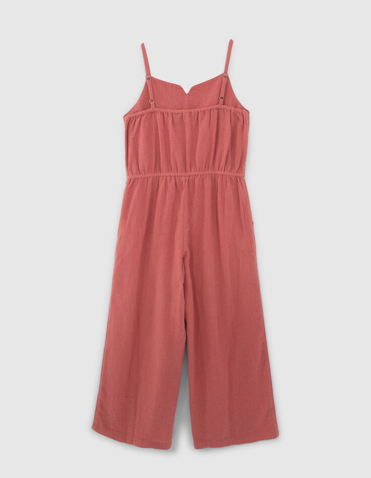 Terracotta jumpsuit geborduurd meisjes-3