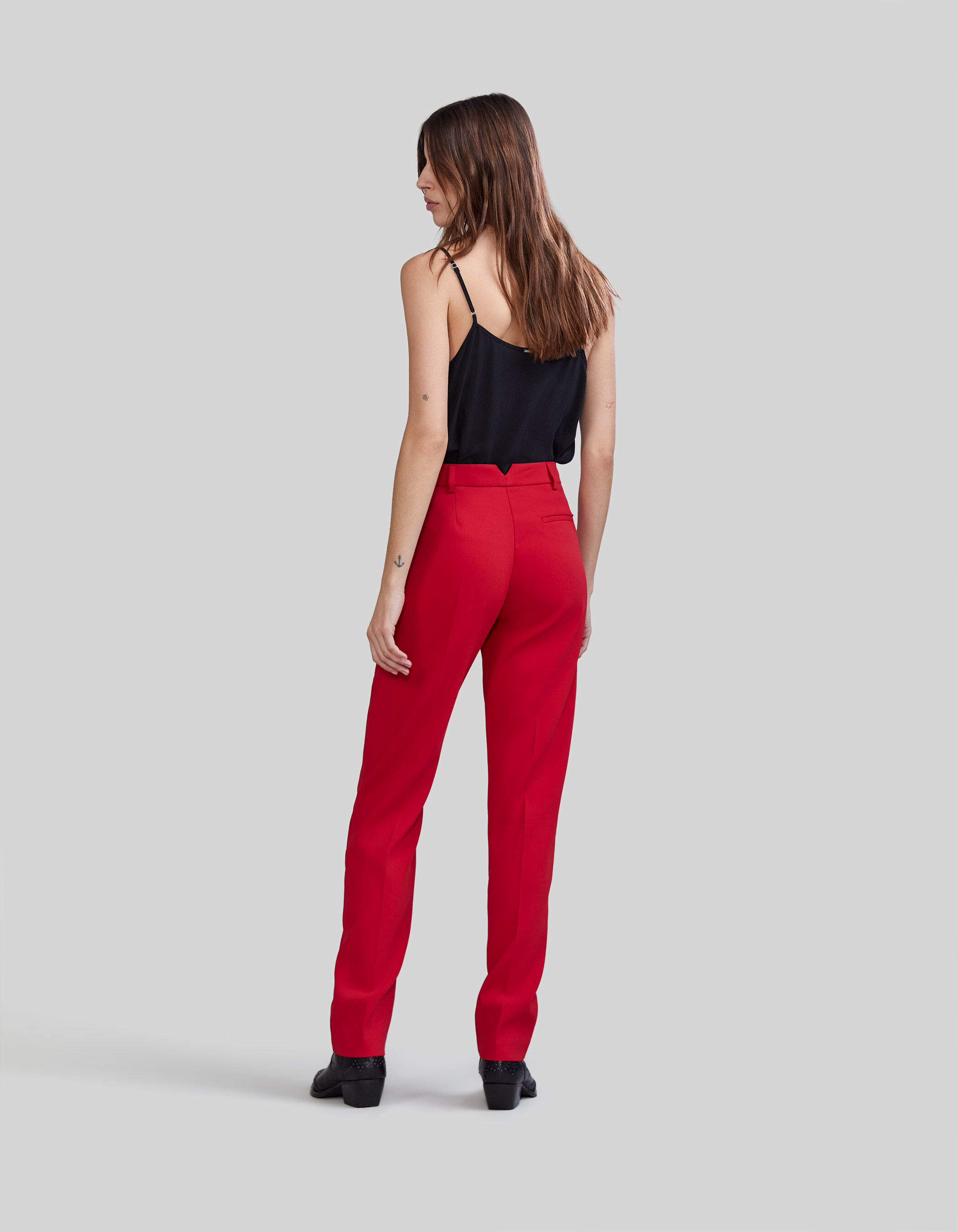 Pantalon de traje amapola mujer IKKS