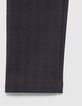 Schwarze Jungen-Jerseyhose mit minimalistischem Motiv-4