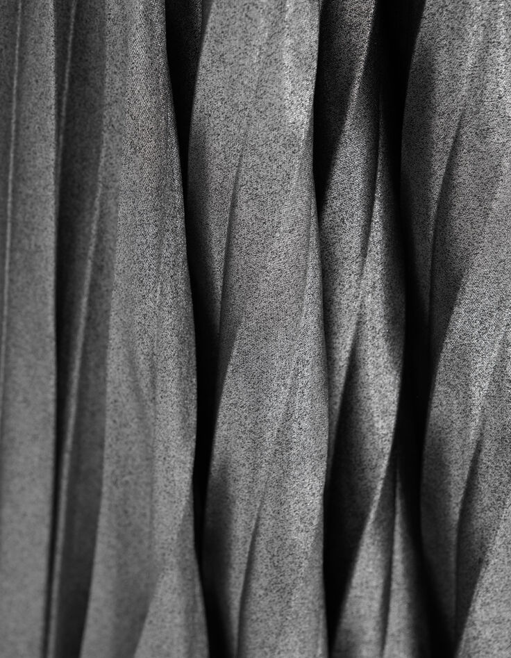 Midirok silver plissé Dames-6