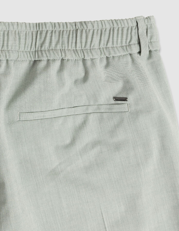 Pantalon de costume vert amande Homme-8