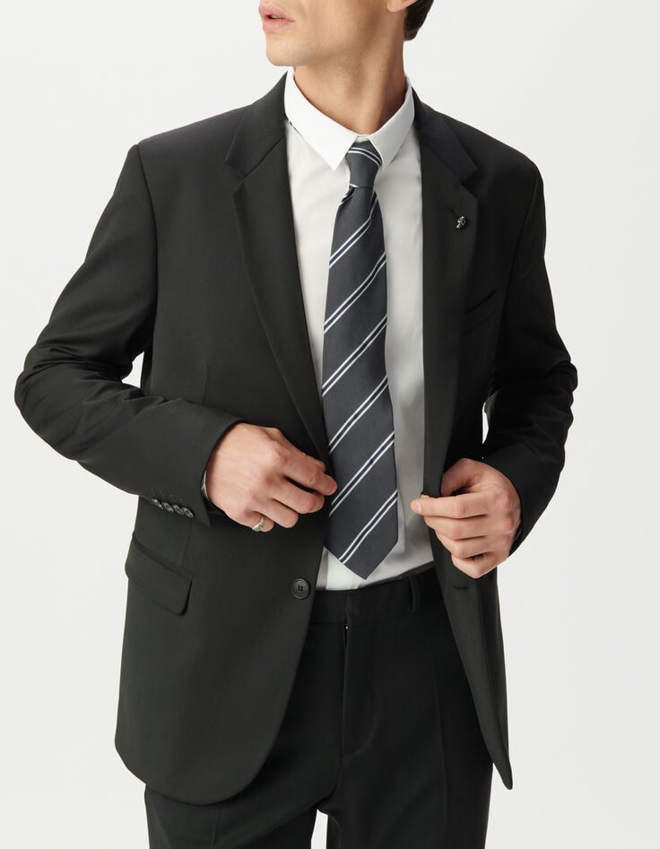 Men’s black TRAVEL SUIT suit jacket-1 Men’s black TRAVEL SUIT suit jacket-1