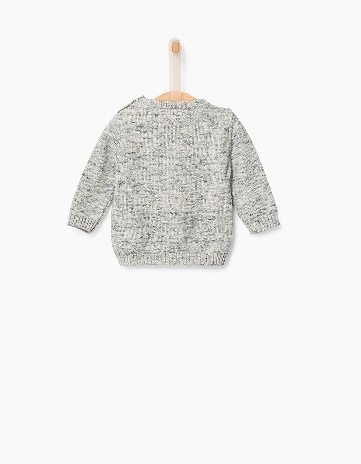 Jersey gris bebé niño -4 Jersey gris bebé niño -4