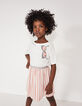 Robe pêche bi matière à rayures fille-1