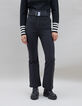 Women's black IKKS x DUVILLARD ski pants-5