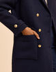 Manteau long marine esprit caban I.Code-4