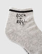 Calcetines marfil y gris motivos rock niño-4