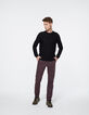 Pantalon chino SLIM prune Homme-6