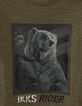 Camiseta caqui visual lenticular oso niño -3