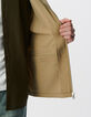 Veste saharienne beige zippée cinq poches Homme-5