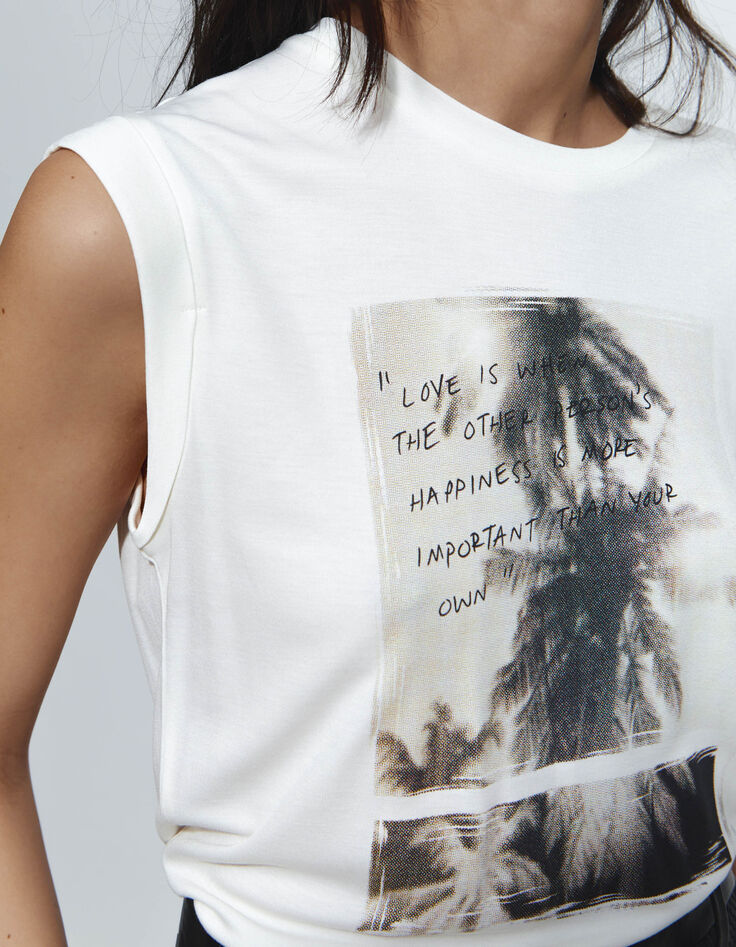 Pure Edition – Women’s ecru palm-tree print T-shirt-2 Pure Edition – Women’s ecru palm-tree print T-shirt-2