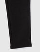 Pantalon de costume cérémonie noir faux-uni garçon-5