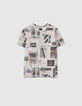 Boys’ mid-grey marl urban photo T-shirt-1
