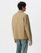 Veste saharienne beige zippée cinq poches Homme-3