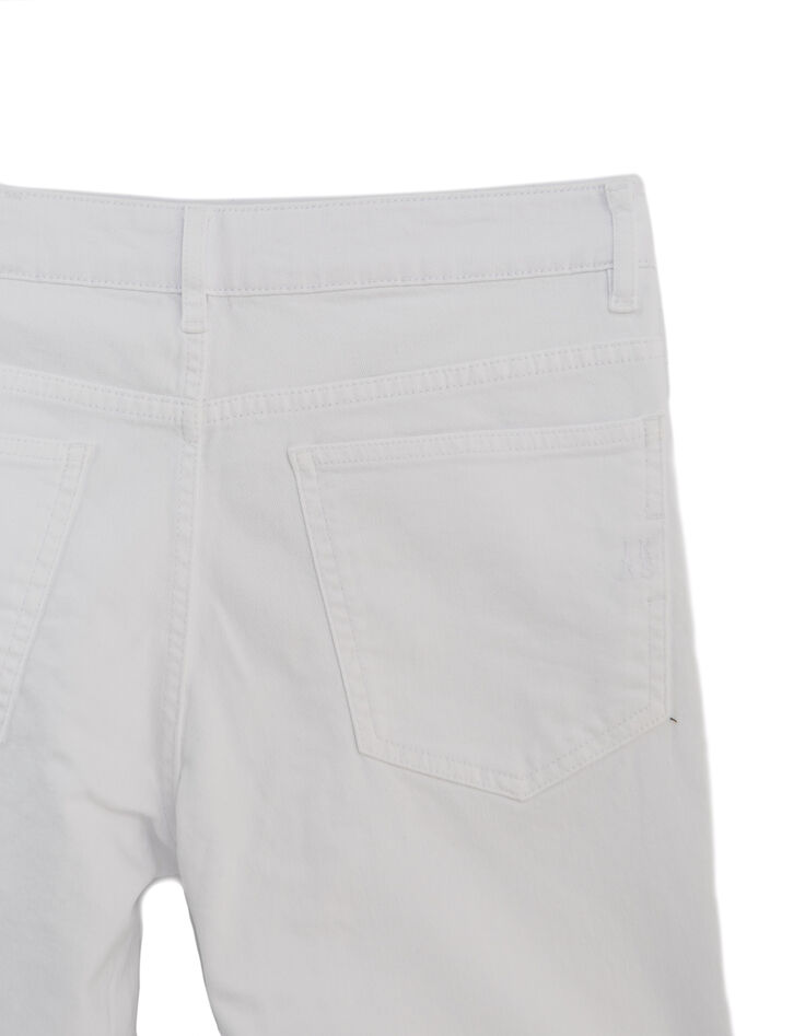 Men’s white slim jeans-3