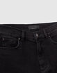 Jeans flare negros tobilleros Powerstretch Waterless mujer-2