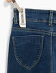 Blauwe slim meisjesjeans-6