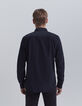 Chemise REGULAR marine en velours milleraies Homme-3