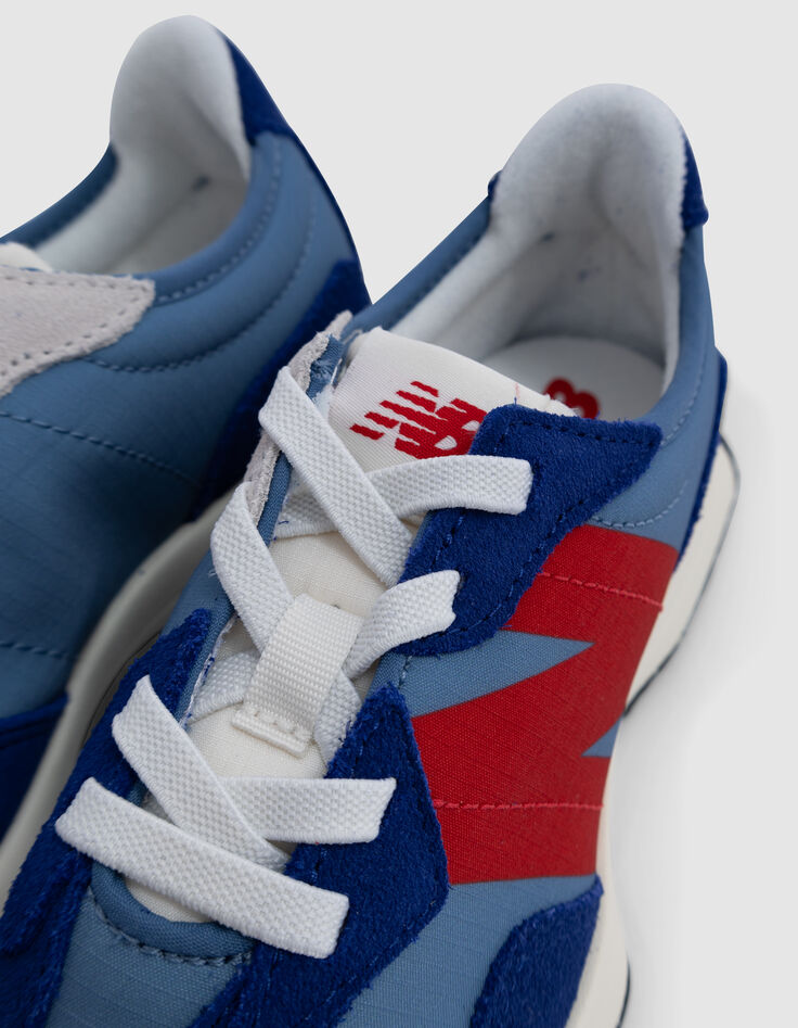Blaue und rote NEW BALANCE 327 Sneaker für Jungen-8