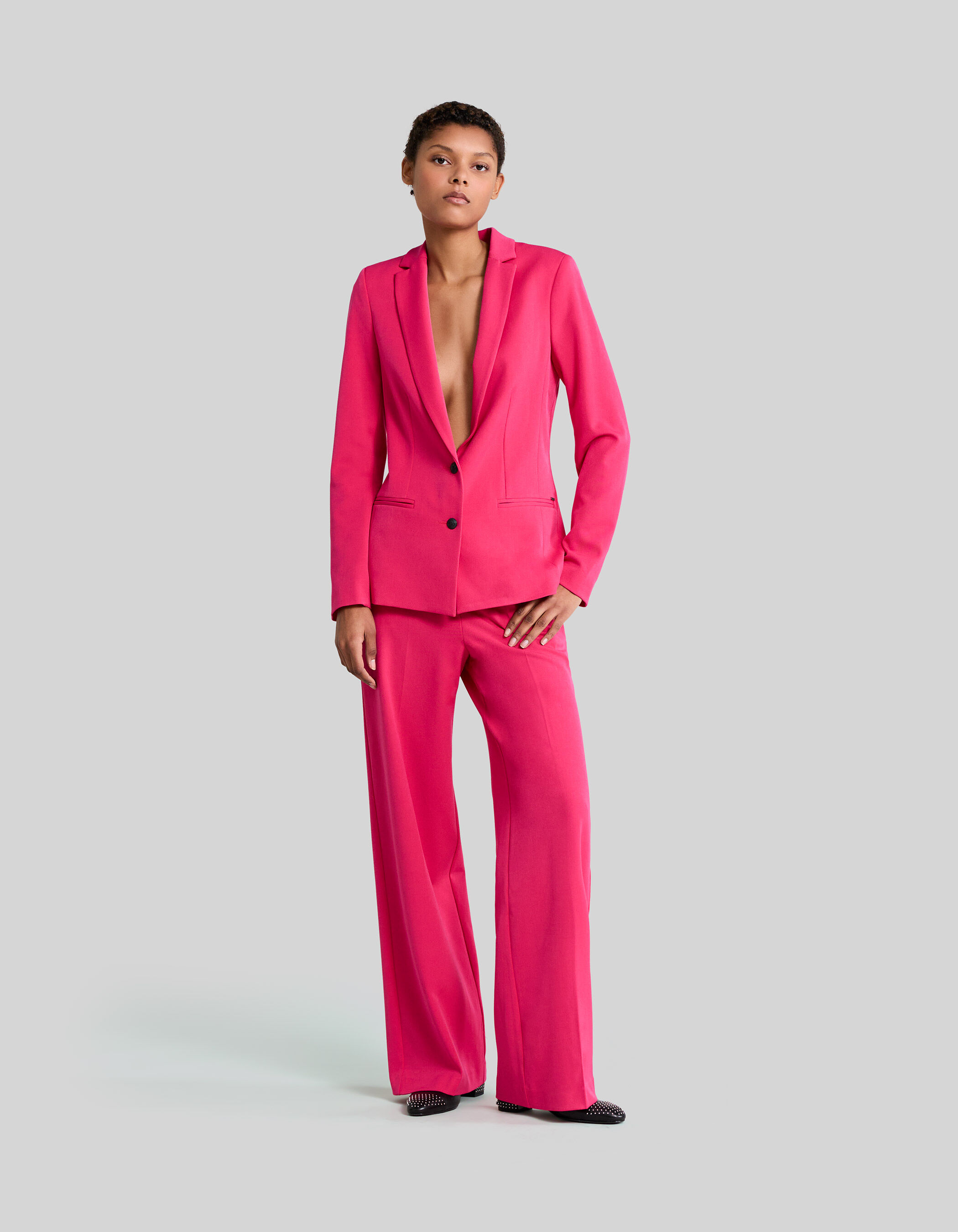 Tailleur femme fushia new arrivals