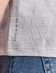 Men’s Essential azure V-neck T-shirt-4