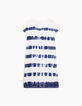 Girl’s indigo tie-dye embroidered slogan T-shirt dress-3