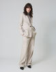 Pure Edition-Veste de costume sésame flanelle Femme-2