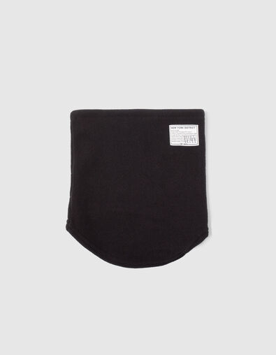 Schwarzer, verstellbarer Jungenfleecesnood - IKKS