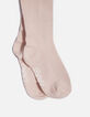 Girls' pink tights-2