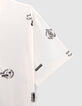 Boys’ ecru T-shirt with rock drawings-4