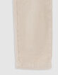 Herenbroek COMFORT beige ribfluweel-8