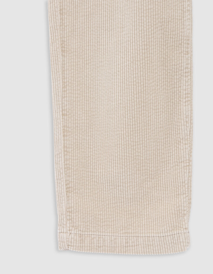 Herenbroek COMFORT beige ribfluweel-8