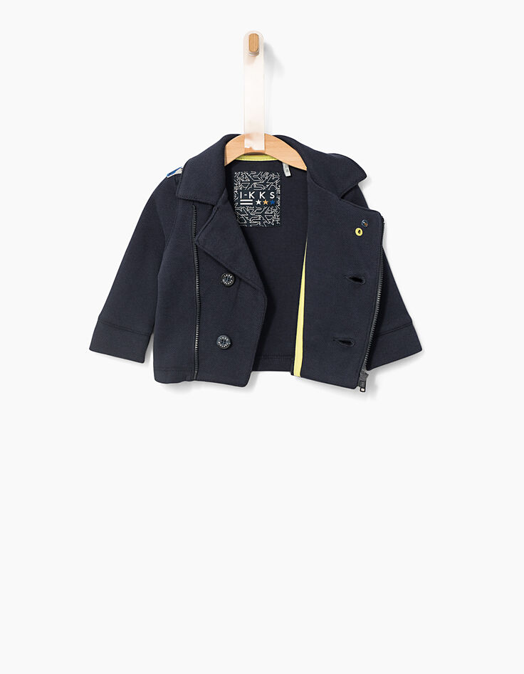 Cardigan marine esprit caban bébé garçon-2