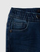 Vaqueros JOGGER azules denim cosy fleece ni&ntilde;o-4