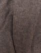Weite Braune Mädchenhose melierter Flanell-9
