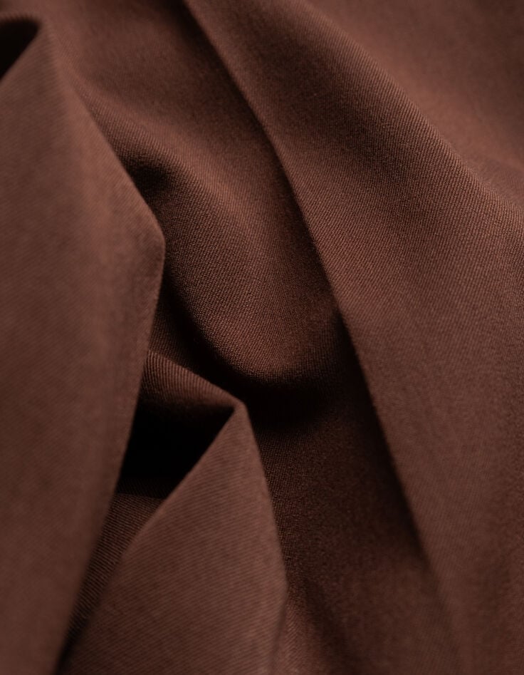 Braune taillierte Damenhose-6 Braune taillierte Damenhose-6