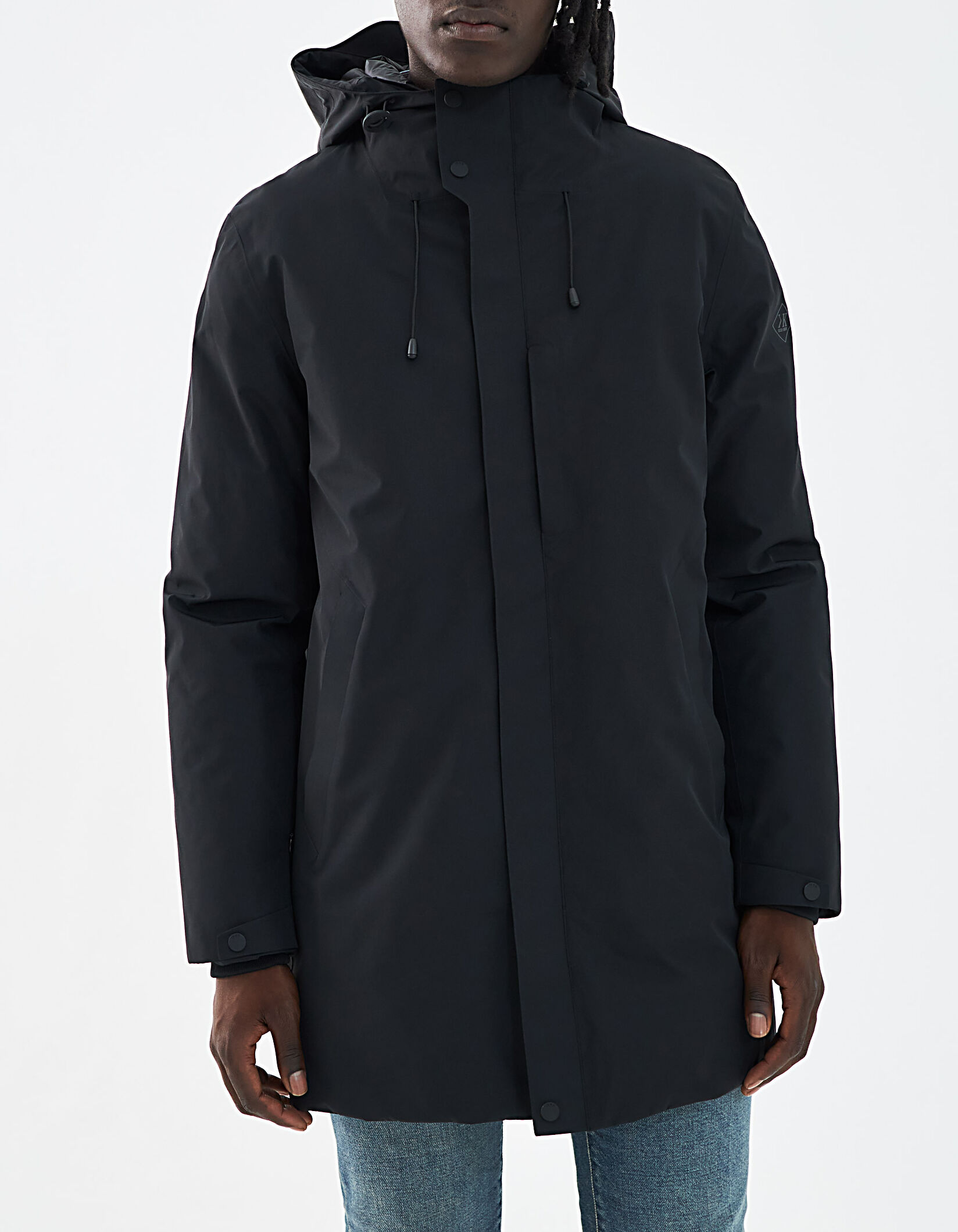 Parka homme noire store