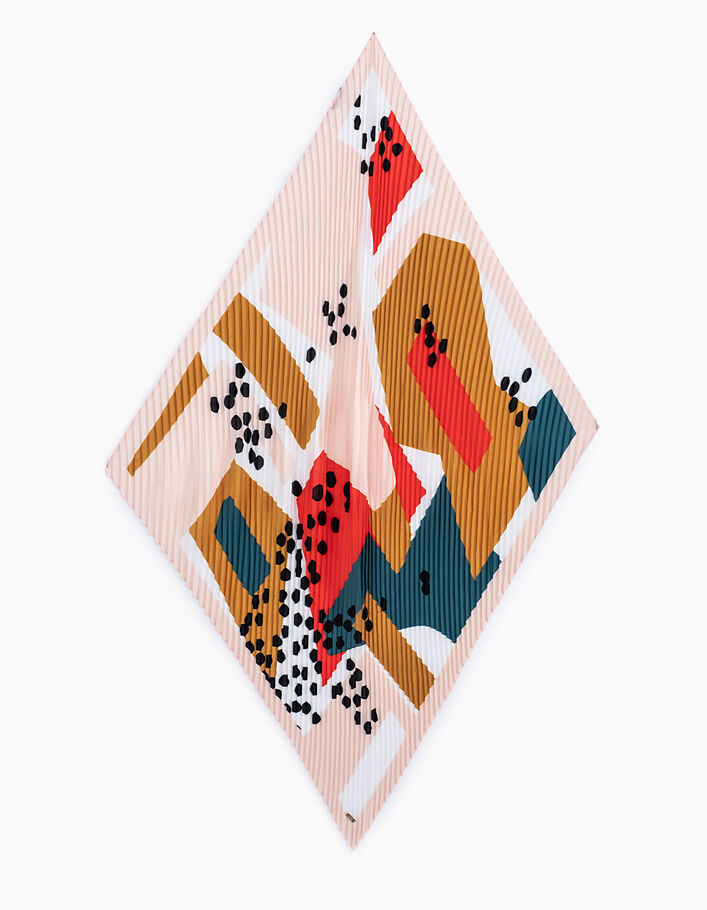 Sjaal geometrische print dames - I.CODE