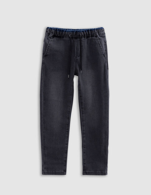 Graue JOGGER-LOOSE-Jungenjeans, Waterless - IKKS