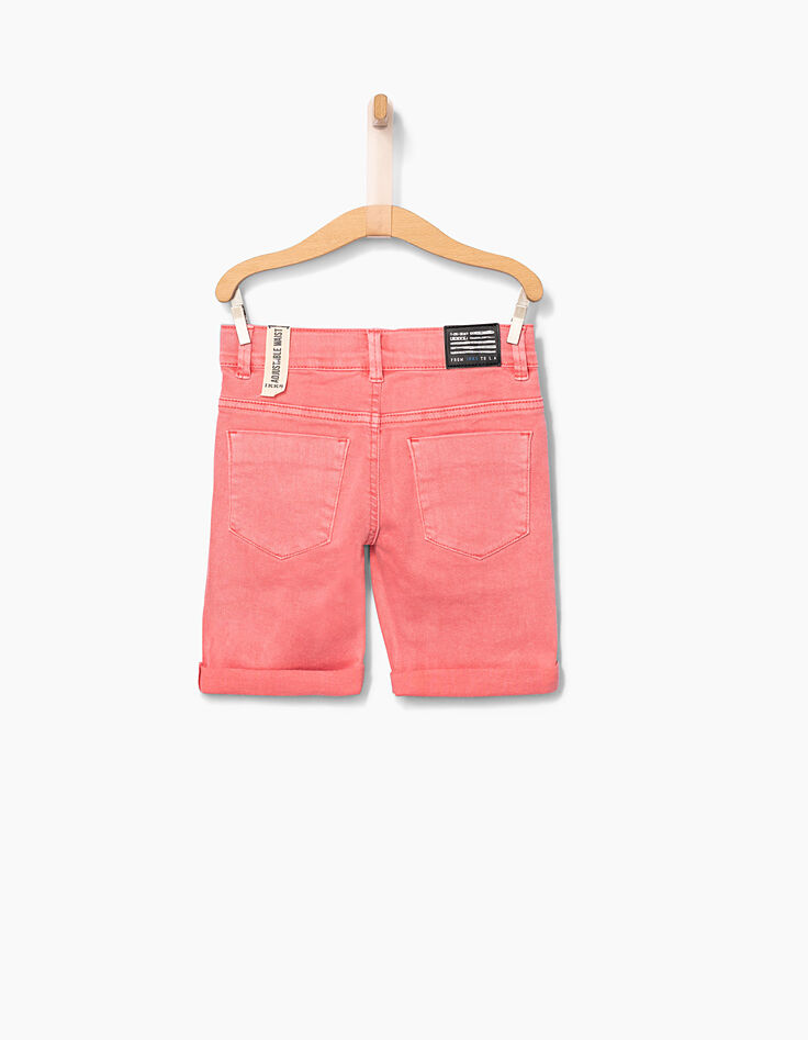 Bermudas rosa medio vaqueras niño -4